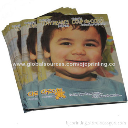 A4 creative catalogue printing, embossing on cover, coated art paper